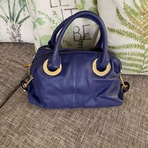 NWOT Rare Zac Posen leather handbag.